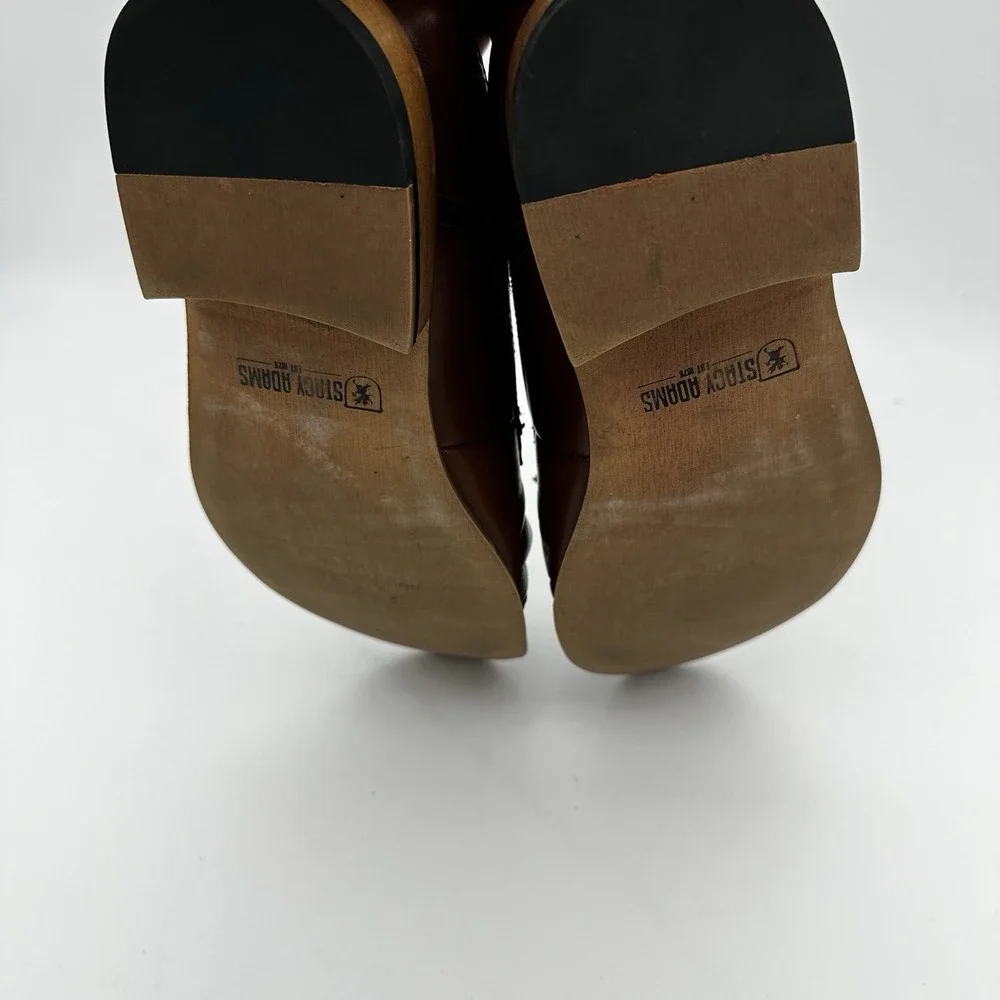 Stacy Adams Shoes Mens‎ 9 M Dickinson Dress Cap Oxford 25066-221 Brown Leather